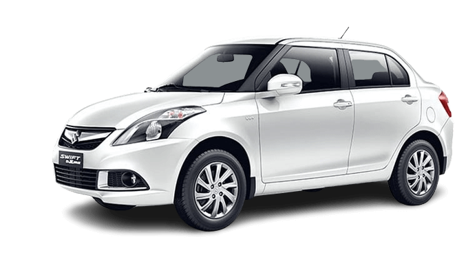 swift dezire for rent at mopa airport taxi service
